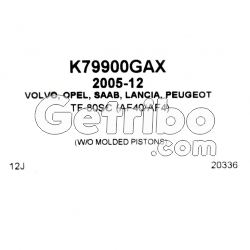 Zestaw uszczelnień Aisin TF80SC TF81 Opel Volvo PSA-106797