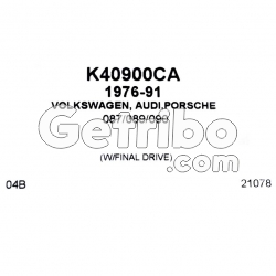 Zestaw uszczelnień OHK Volkswagen 087 089 090 (76-91)-106779